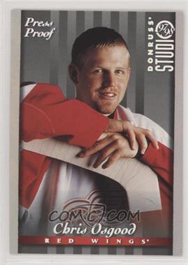 1997-98 Donruss Studio - [Base] - Silver Press Proof #87 - Chris Osgood /1000