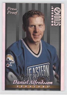 1997-98 Donruss Studio - [Base] - Silver Press Proof #94 - Daniel Alfredsson /1000