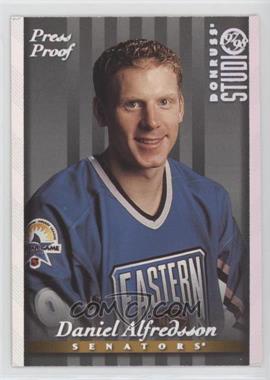 1997-98 Donruss Studio - [Base] - Silver Press Proof #94 - Daniel Alfredsson /1000