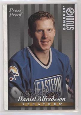 1997-98 Donruss Studio - [Base] - Silver Press Proof #94 - Daniel Alfredsson /1000