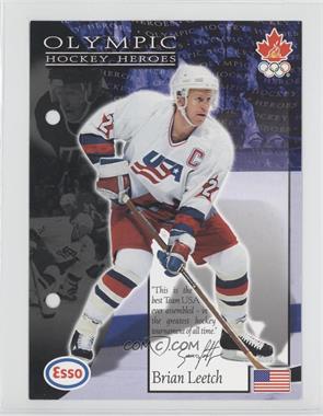1997-98 Esso Olympic Hockey Heroes - [Base] #29 - Brian Leetch [Noted]