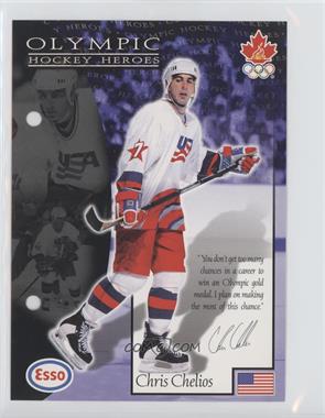 1997-98 Esso Olympic Hockey Heroes - [Base] #30 - Chris Chelios