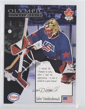 1997-98 Esso Olympic Hockey Heroes - [Base] #34 - John Vanbiesbrouck