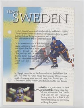 1997-98 Esso Olympic Hockey Heroes - [Base] #41 - Team Sweden
