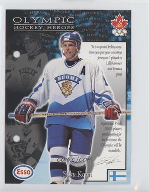 1997-98 Esso Olympic Hockey Heroes - [Base] #48 - Saku Koivu