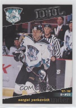 1997-98 Las Vegas Thunder Team Issue - [Base] #10 - Sergei Yerkovich