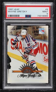 1997-98 Leaf - [Base] #8 - Wayne Gretzky [PSA 9 MINT]