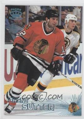 1997-98 Pacific Crown Collection - [Base] - Ice Blue #186 - Brent Sutter