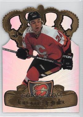 1997-98 Pacific Crown Collection - Gold-Crown Die-Cuts #5 - Jarome Iginla