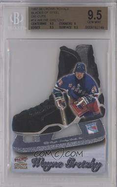 1997-98 Pacific Crown Royale - Blades of Steel #14 - Wayne Gretzky [BGS 9.5 GEM MINT]