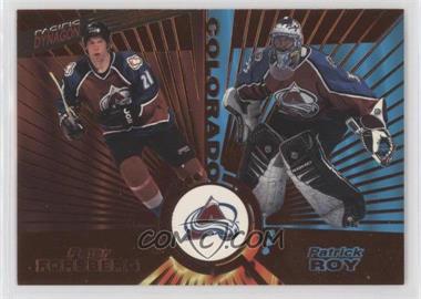 1997-98 Pacific Dynagon - [Base] - Copper #138 - Peter Forsberg, Patrick Roy