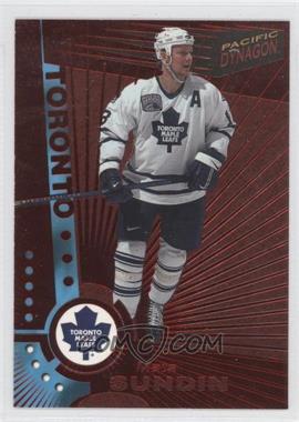 1997-98 Pacific Dynagon - [Base] - Red #124 - Mats Sundin