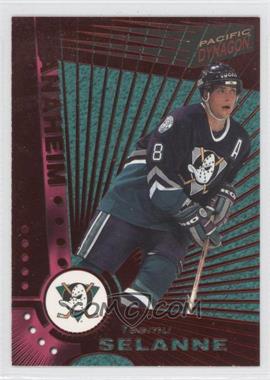 1997-98 Pacific Dynagon - [Base] - Red #5 - Teemu Selanne