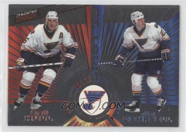 1997-98 Pacific Dynagon - [Base] - Silver #143 - Brett Hull, Jim Campbell