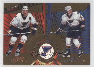 1997-98 Pacific Dynagon - [Base] #143 - Brett Hull, Jim Campbell