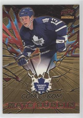 1997-98 Pacific Invincible - Featured Performers #34 - Mats Sundin