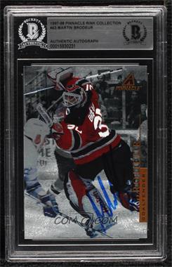 1997-98 Pinnacle - [Base] - Rink Collection #PP43 - Martin Brodeur [BAS BGS Authentic]