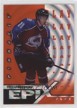 1997-98 Pinnacle - Epix - Orange Play #E14 - Peter Forsberg