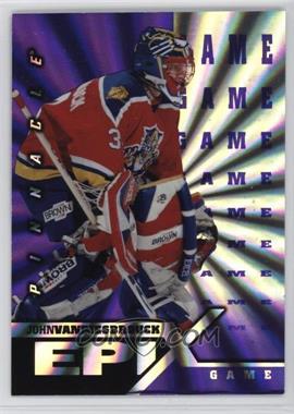 1997-98 Pinnacle - Epix - Purple Game #E2 - John Vanbiesbrouck