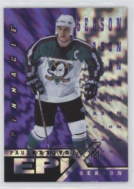 1997-98 Pinnacle - Epix - Purple Season #E19 - Paul Kariya