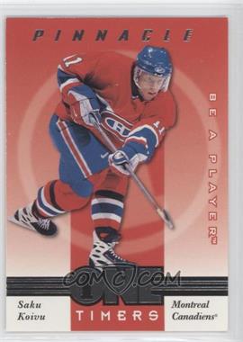 1997-98 Pinnacle Be A Player - One Timers #14 - Saku Koivu