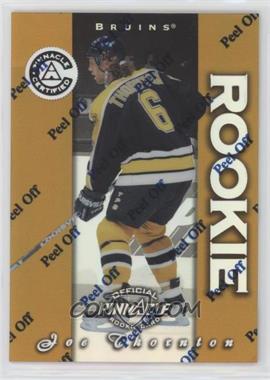 1997-98 Pinnacle Certified - Rookie - Mirror Gold #A - Joe Thornton