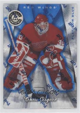 1997-98 Pinnacle Totally Certified - [Base] - Platinum Blue Player's Club #4 - Chris Osgood /299