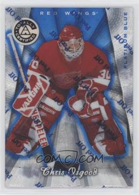 1997-98 Pinnacle Totally Certified - [Base] - Platinum Blue Player's Club #4 - Chris Osgood /299