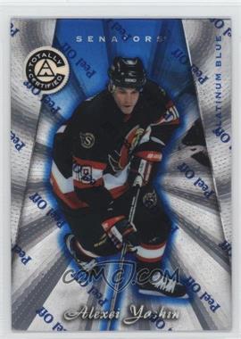 1997-98 Pinnacle Totally Certified - [Base] - Platinum Blue Player's Club #78 - Alexei Yashin /299