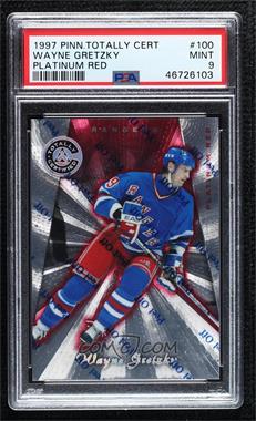 1997-98 Pinnacle Totally Certified - [Base] - Platinum Red #100 - Wayne Gretzky /6199 [PSA 9 MINT]