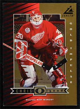 1997-98 Pinnacle Zenith - 5x7 - Gold Impulse #Z17 - Chris Osgood /100