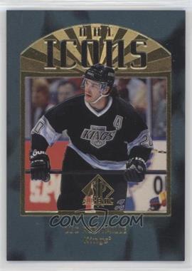 1997-98 SP Authentic - NHL Icons - Embossed #I18 - Luc Robitaille