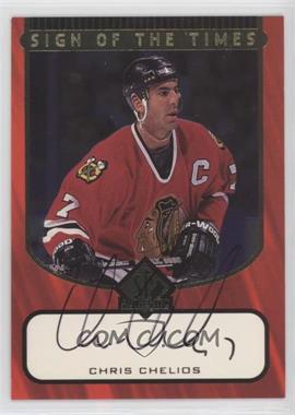 1997-98 SP Authentic - Sign of the Times #CC - Chris Chelios