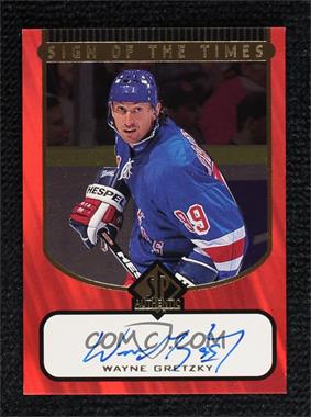 1997-98 SP Authentic - Sign of the Times #WG - Wayne Gretzky
