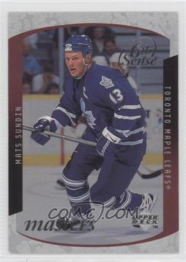 1997-98 Upper Deck - 6th Sense - Masters #SS13 - Mats Sundin /2000