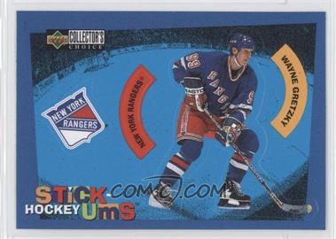 1997-98 Upper Deck Collector's Choice - Stick-Ums #S1 - Wayne Gretzky