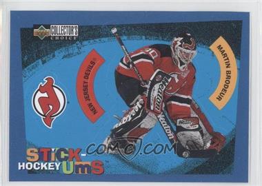 1997-98 Upper Deck Collector's Choice - Stick-Ums #S3 - Martin Brodeur