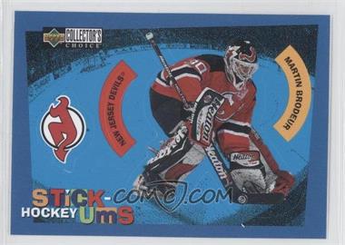 1997-98 Upper Deck Collector's Choice - Stick-Ums #S3 - Martin Brodeur