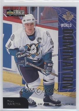 1997-98 Upper Deck Collector's Choice - World Domination #W5 - Paul Kariya