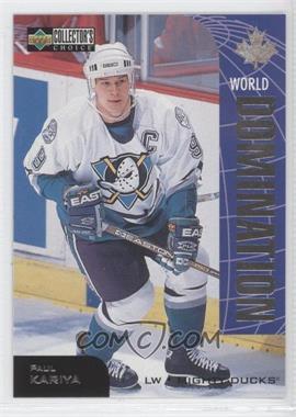 1997-98 Upper Deck Collector's Choice - World Domination #W5 - Paul Kariya