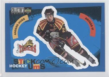 1997-98 Upper Deck Collector's Choice Swedish - Stick-Ums #S12 - Anders Huss