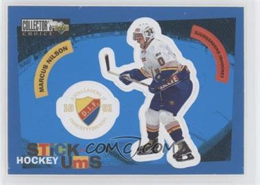 1997-98 Upper Deck Collector's Choice Swedish - Stick-Ums #S2 - Marcus Nilson