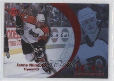 1997-98 Upper Deck Ice - [Base] - Parallel #21 - Performers - Janne Niinimaa