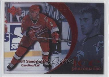 1997-98 Upper Deck Ice - [Base] - Parallel #8 - Performers - Geoff Sanderson