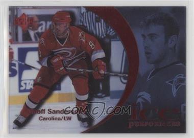 1997-98 Upper Deck Ice - [Base] - Parallel #8 - Performers - Geoff Sanderson