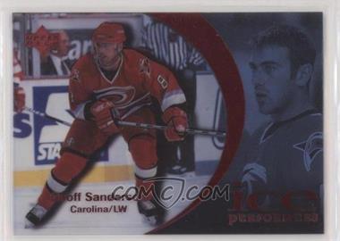 1997-98 Upper Deck Ice - [Base] - Parallel #8 - Performers - Geoff Sanderson