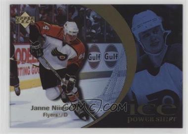 1997-98 Upper Deck Ice - [Base] - Power Shift #21 - Janne Niinimaa