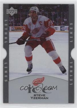 1997-98 Upper Deck Ice - Lethal Lines #L5-B - Steve Yzerman