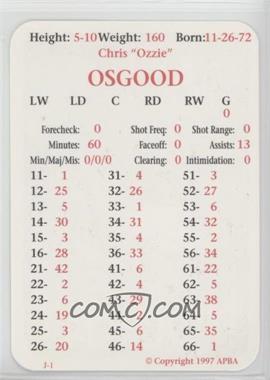 1997 APBA - [Base] #_CHOS.1 - Chris Osgood