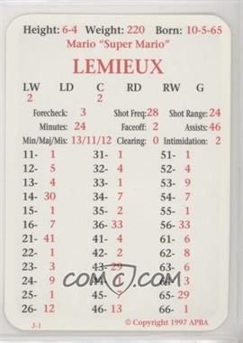 1997 APBA - [Base] #_MALE - Mario Lemieux